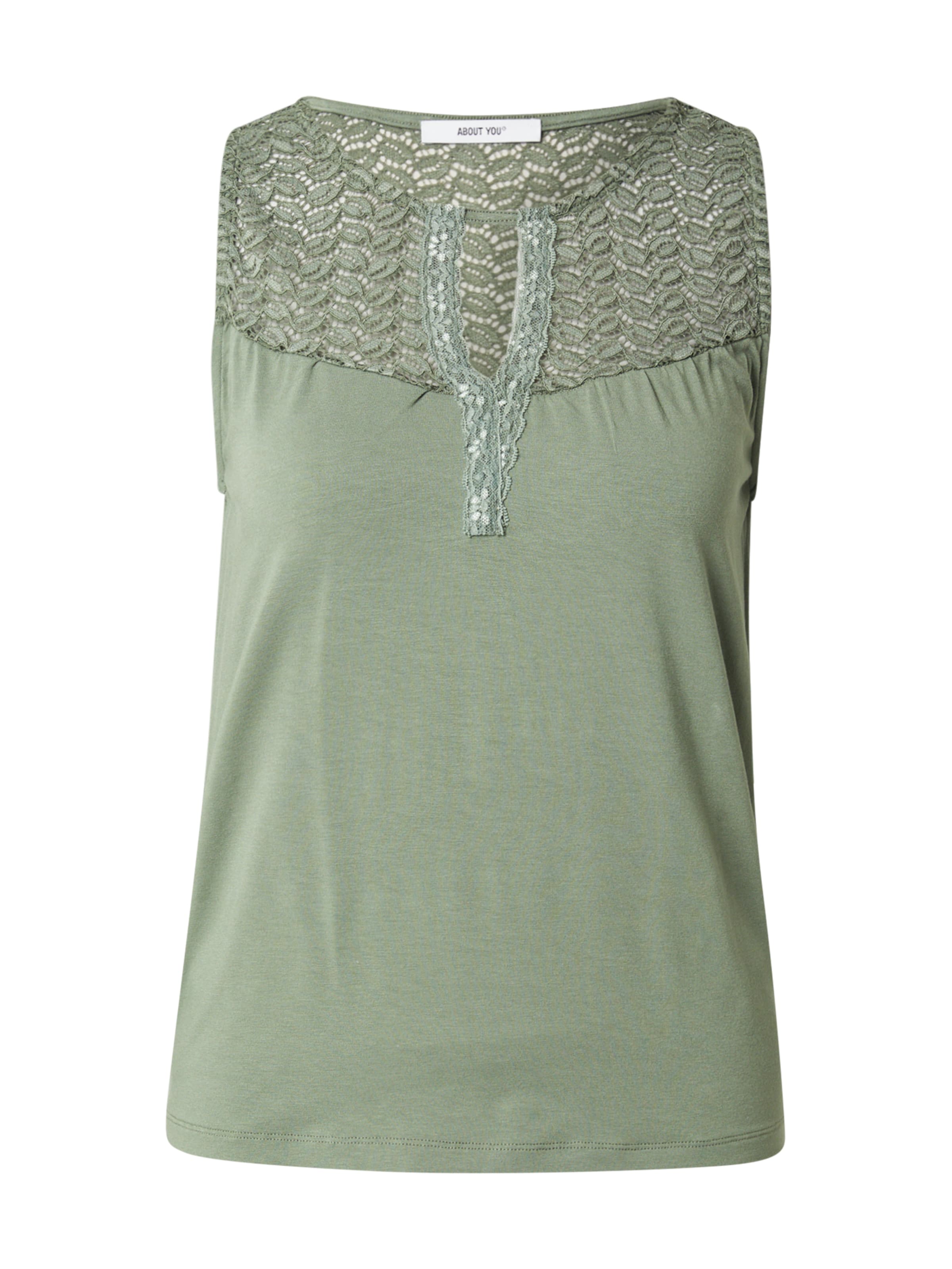 Top 'Giselle' di ABOUT YOU in verde: frontale