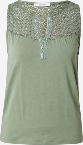 Top 'Giselle' di ABOUT YOU in verde: frontale