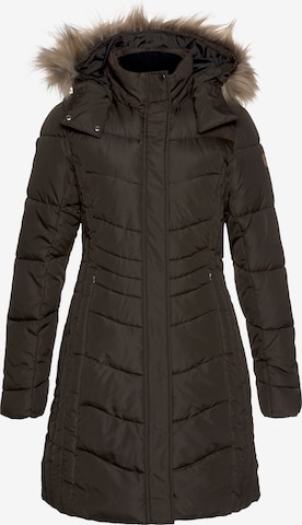 ICEPEAK Winter Coat in Brown: front