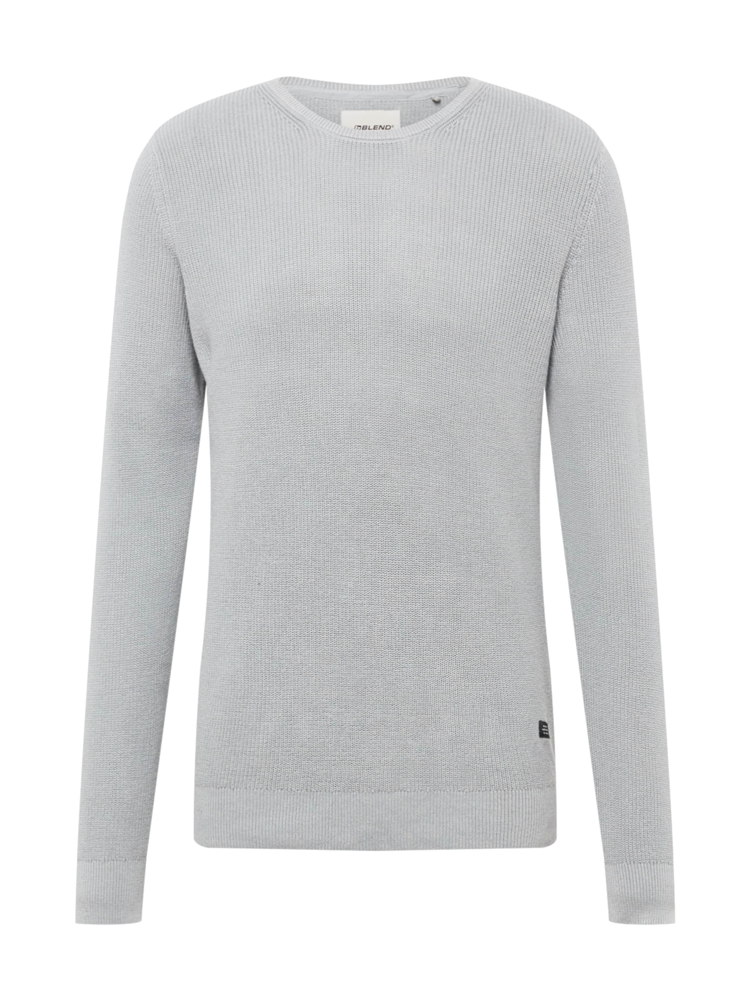 BLEND Sveter 'Codford' - Sivá: predná strana