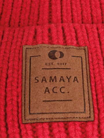 SAMAYA Mütze 'Foley' in Rot
