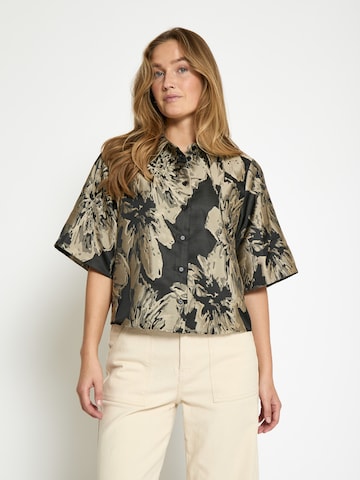 Chemisier 'Ivy' Peppercorn en noir : devant