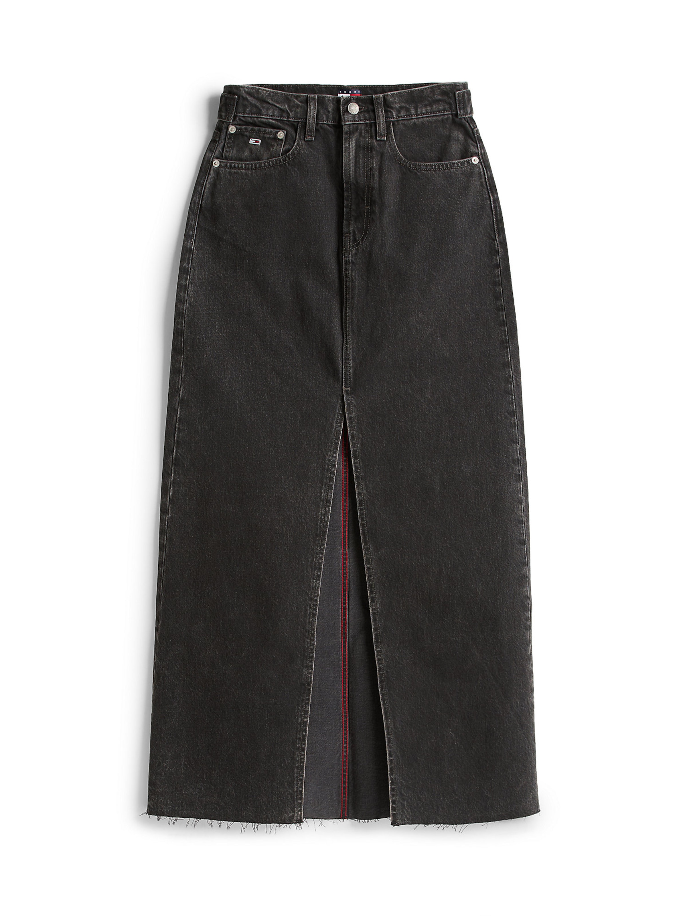 Tommy Jeans Rok in Grijs: voorkant