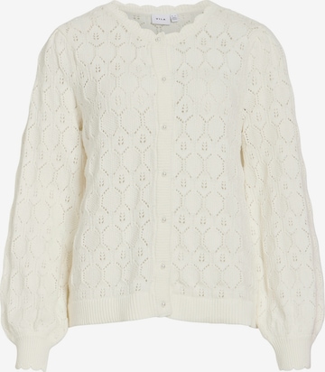 VILA Neuletakki 'VILOWEN' värissä valkoinen: etupuoli