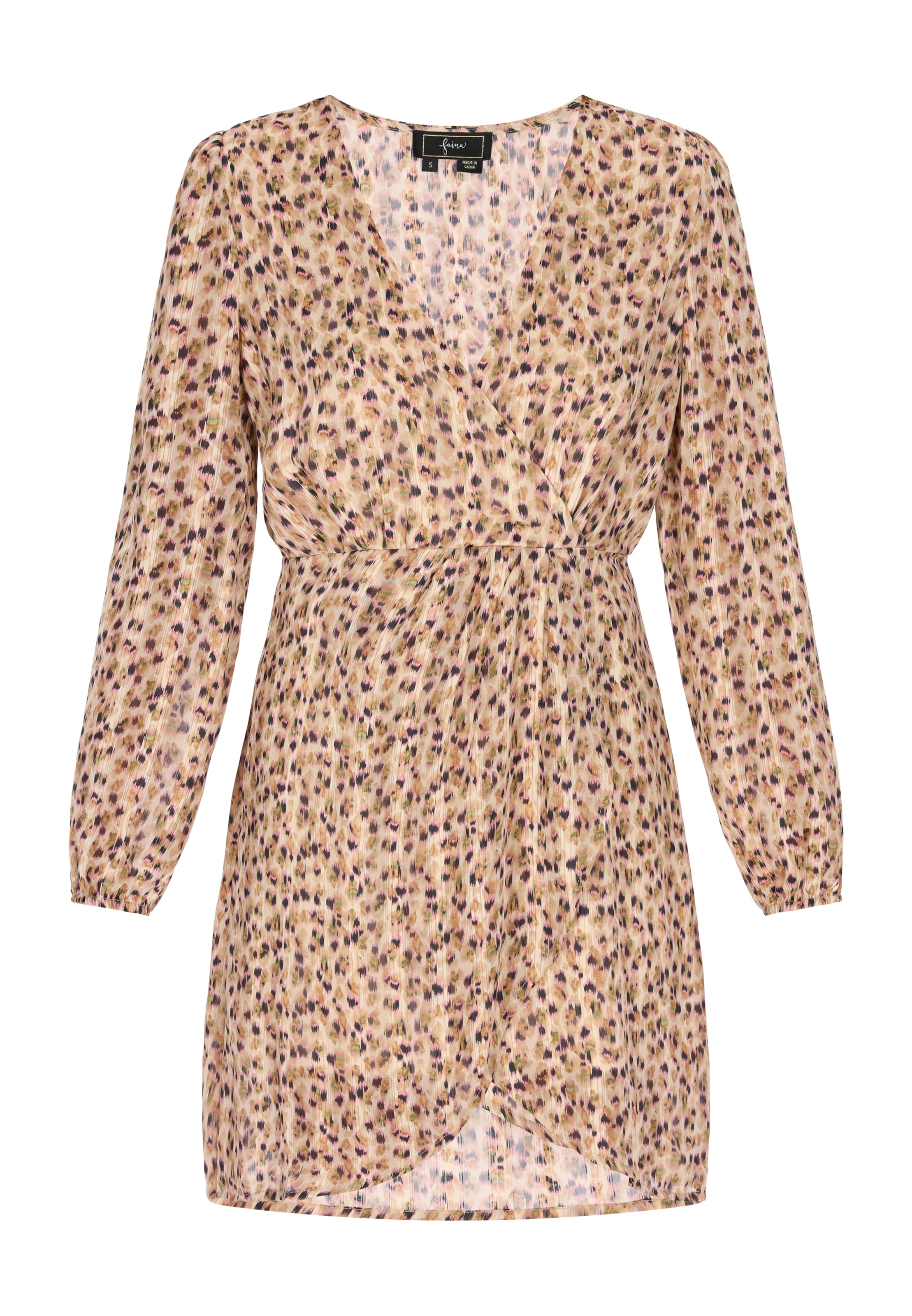 faina Cocktail dress 'Fashion Look' in Beige: front