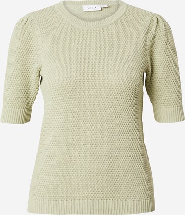 VILA Sweater 'Dalo' in Green: front