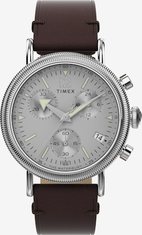Orologio analogico 'Waterbury' di TIMEX in marrone: frontale