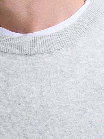 JACK & JONES Sweater 'JJEPERFECT' in Grey