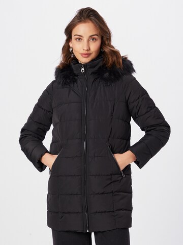 VERO MODA Winter Coat in Black: front