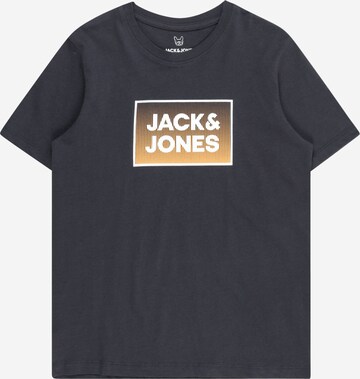 Jack & Jones Junior Tričko 'STEEL' – modrá: přední strana