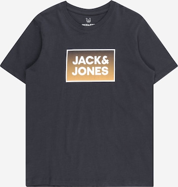 T-Shirt 'STEEL' Jack & Jones Junior en bleu : devant