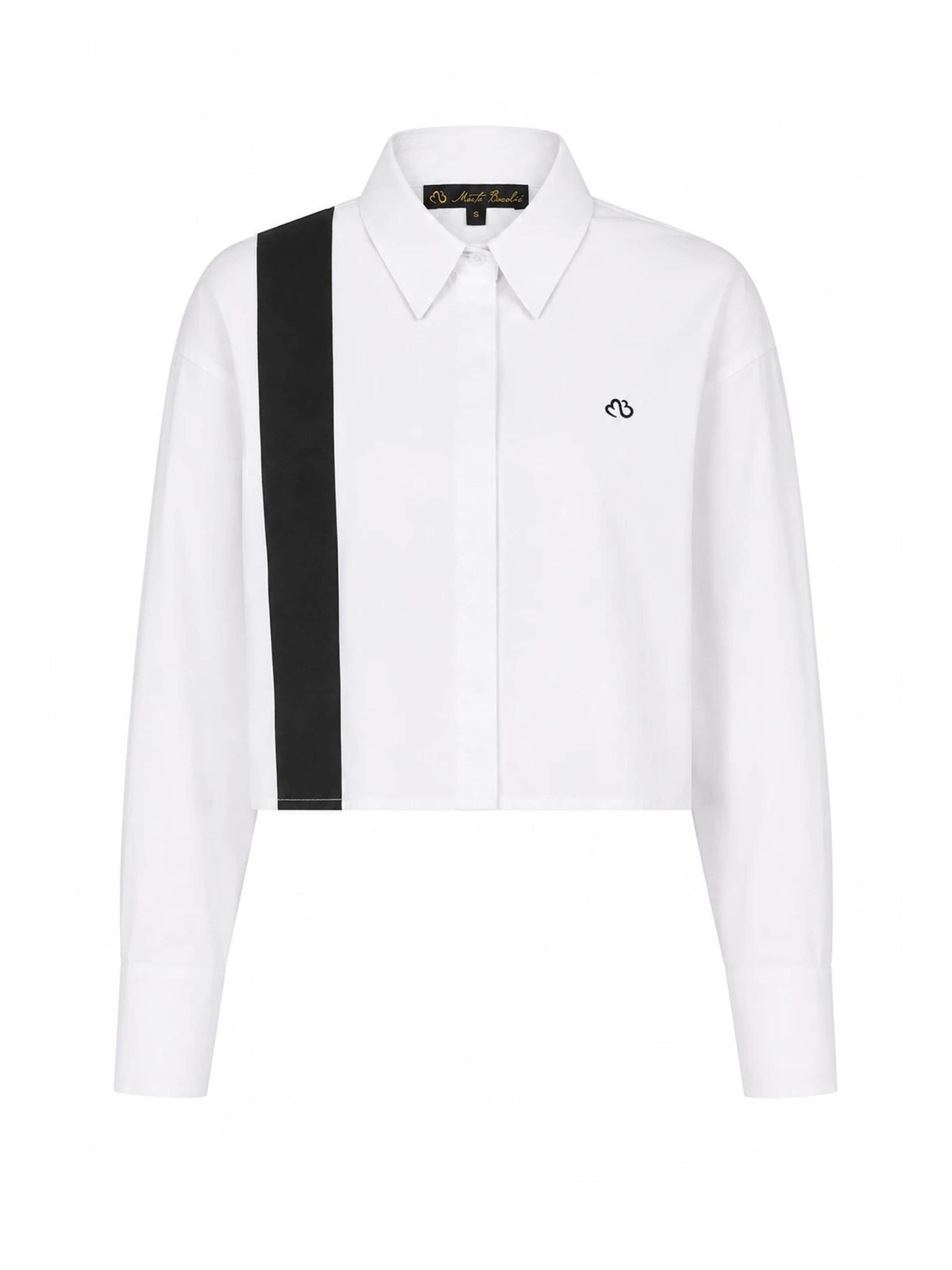 MB by Marta Buzolic - Blusa funcional en blanco: frente