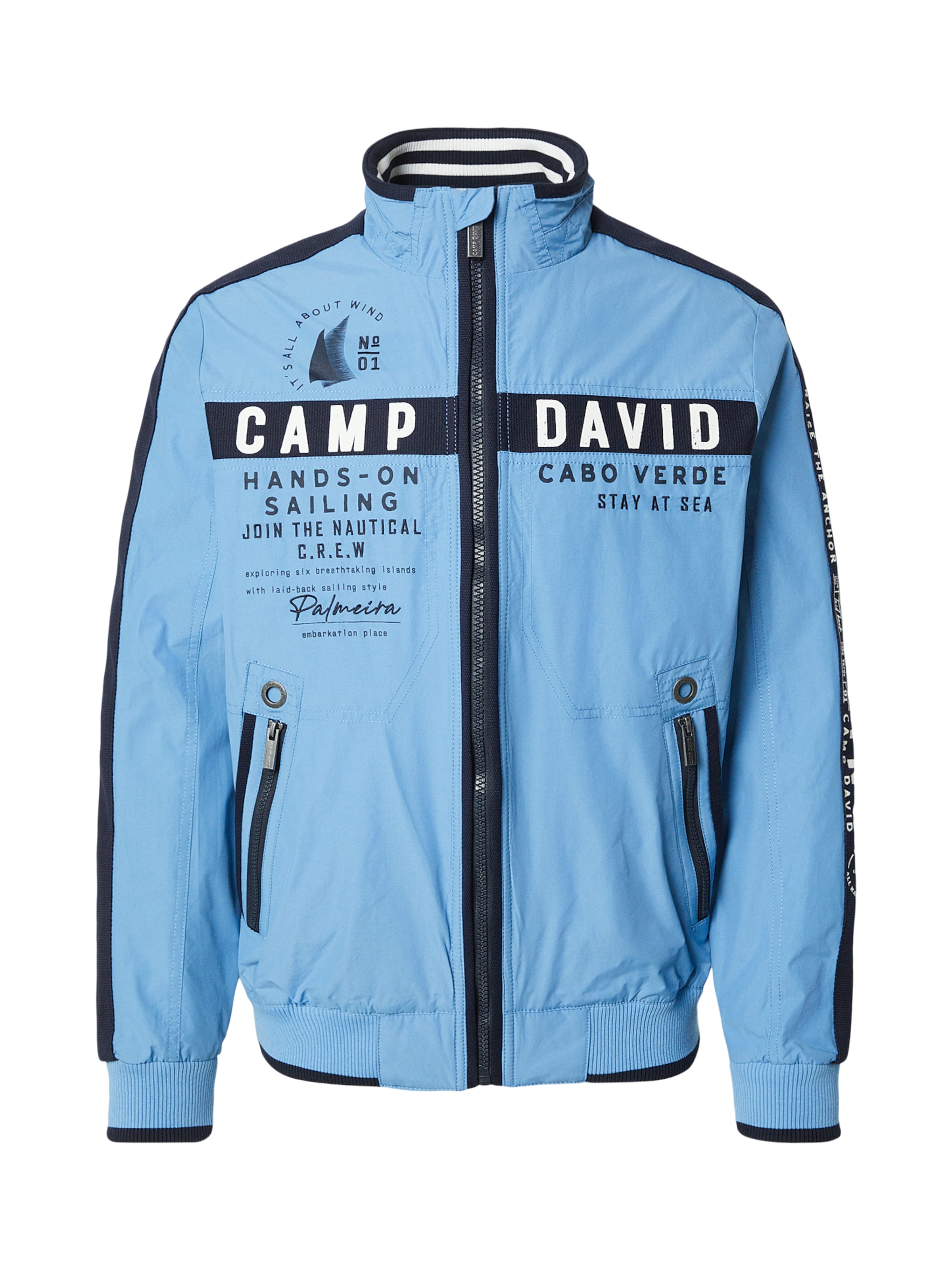 CAMP DAVID Демисезонная куртка в Синий: спереди