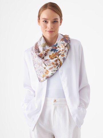 CODELLO Shawl in Beige: front
