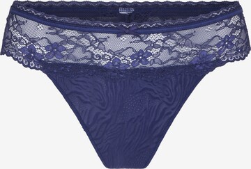 LingaDore String 'DAILY' in Blauw: voorkant