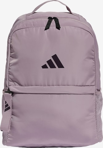 ADIDAS PERFORMANCE Sports Backpack in Purple: front