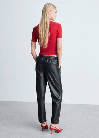 MANGO Regular Hose 'Apple' in Schwarz