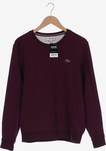 Lacoste Sport Sweatshirt & Zip-Up Hoodie in XL in Red: front