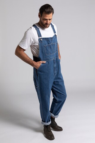 JP1880 Loose fit Jean Overalls in Blue: front