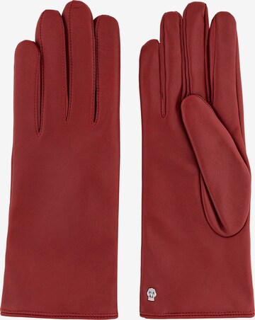 Roeckl Full Finger Gloves 'Hamburg' in Red: front