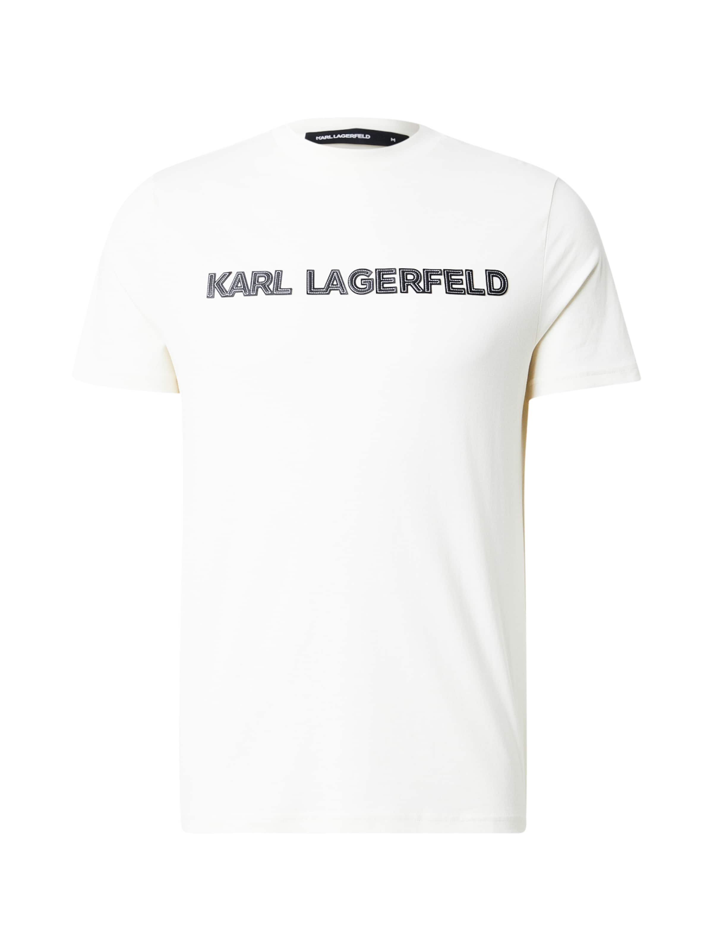 Karl Lagerfeld T-Shirt in Beige: Vorderseite