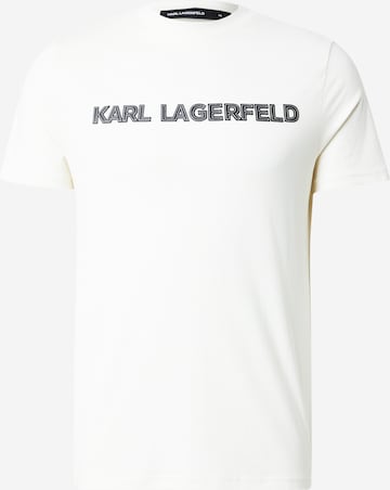 Karl Lagerfeld T-Shirt in Beige: Vorderseite