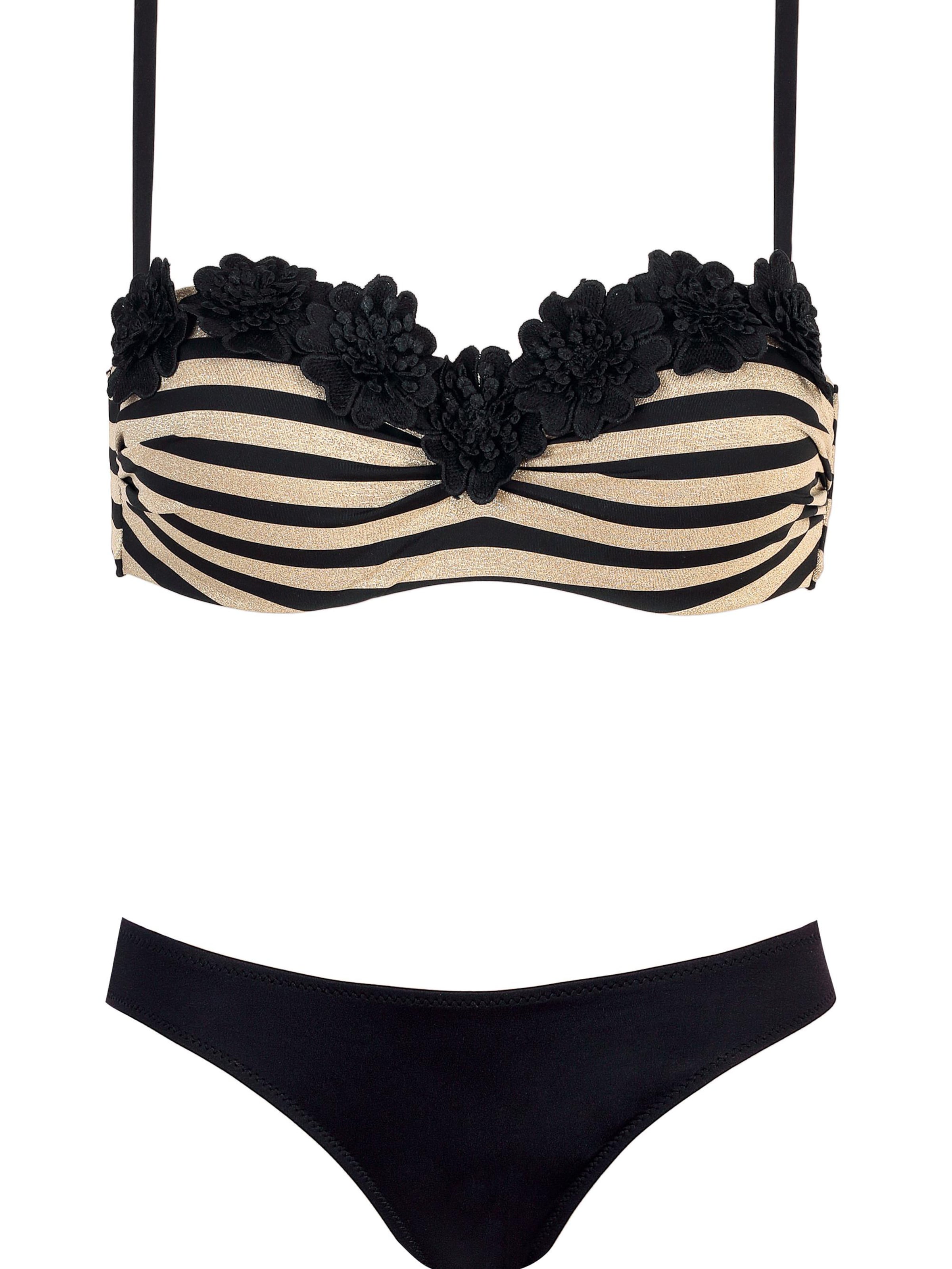 Lady Etna Push-up Badpak 'N3-23/O' in Zwart: voorkant