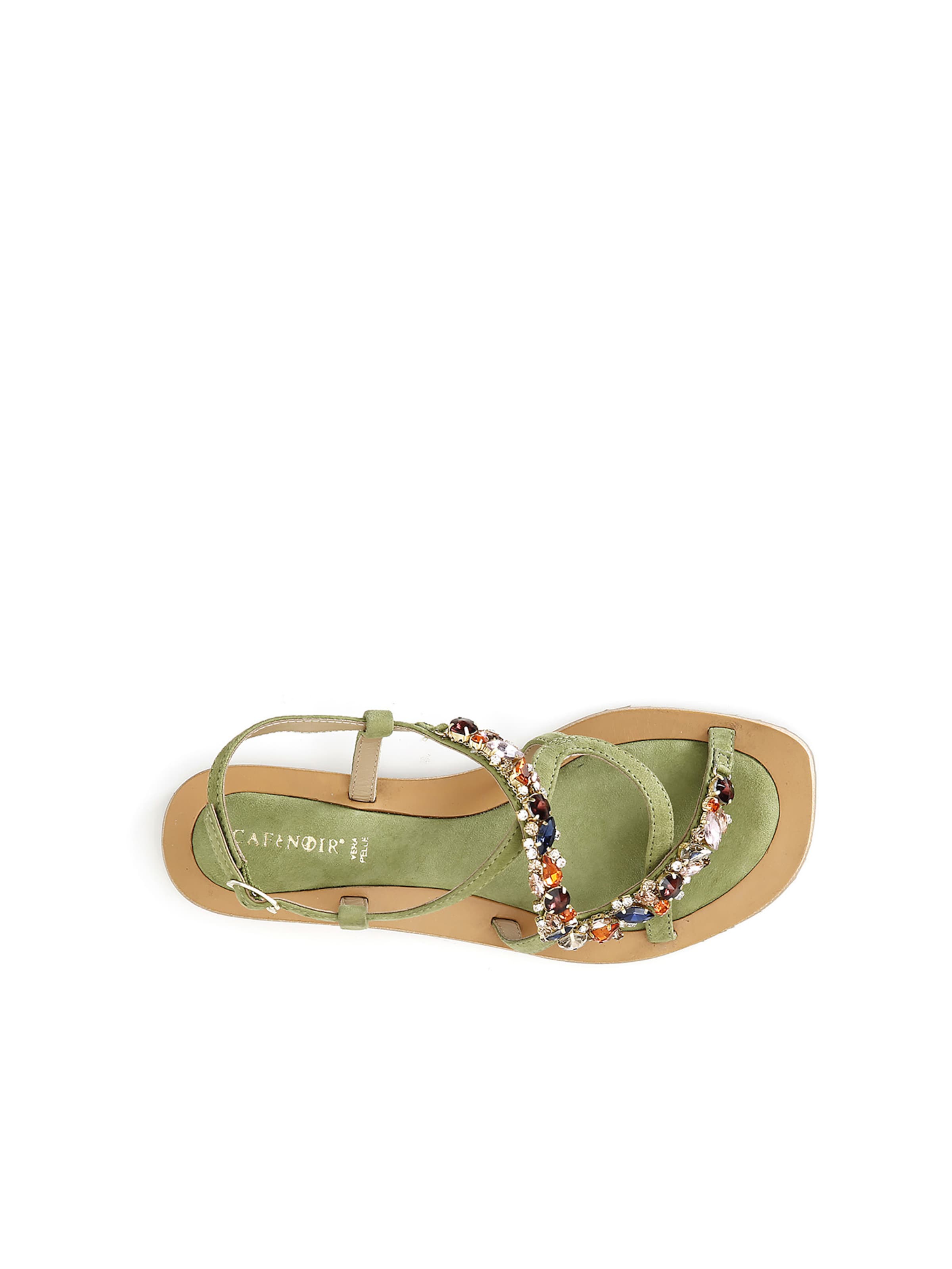 Sandalo con cinturino di CAFè NOIR in verde