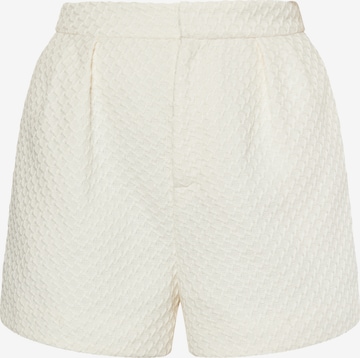 faina Regular Pleat-front trousers in White: front