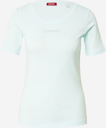 T-shirt ESPRIT en vert : devant