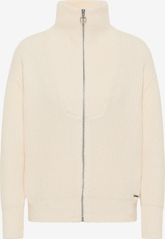 DreiMaster Vintage Knit Cardigan in White: front