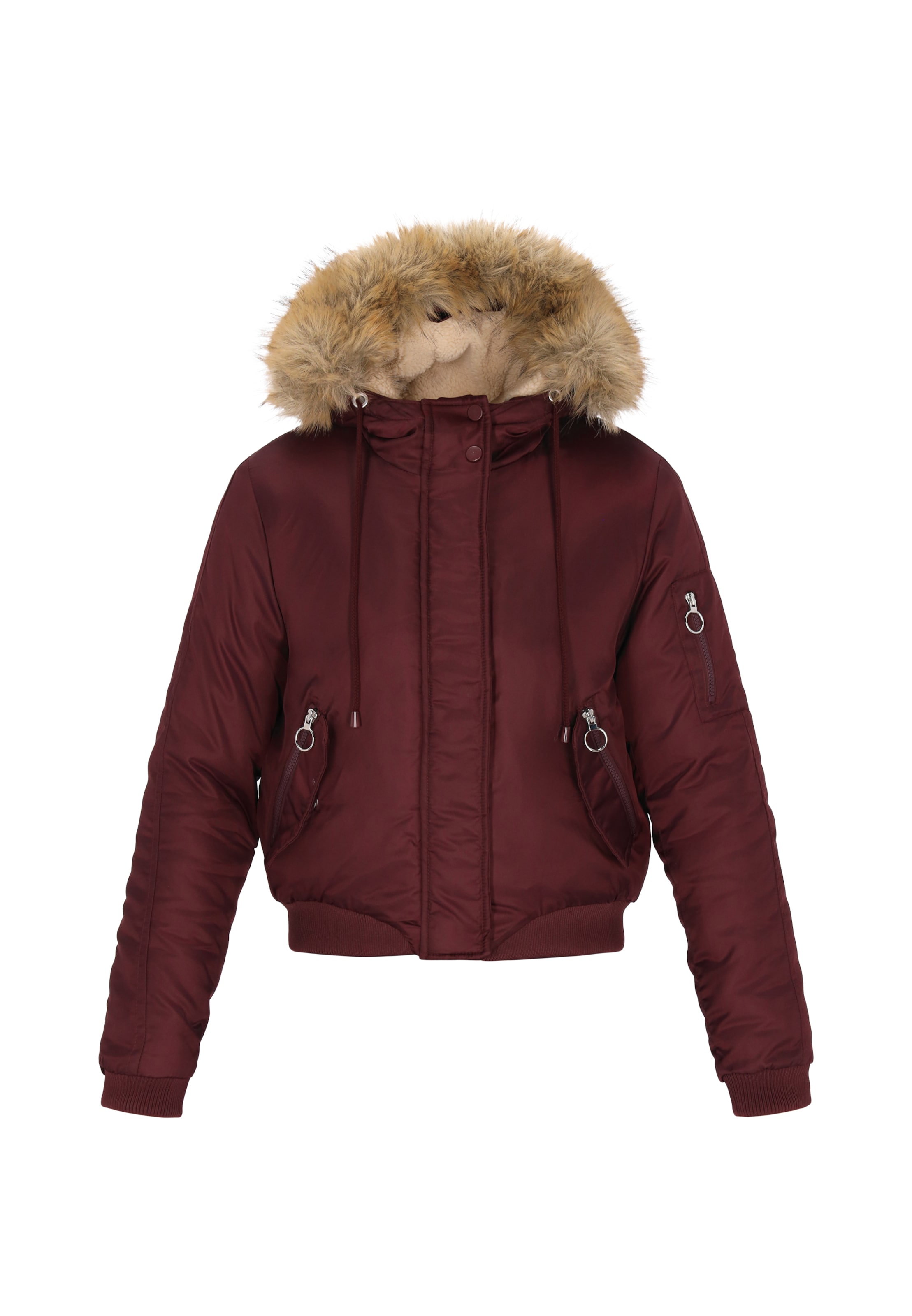 MYMO - Casaco meia-estação em vermelho: frente