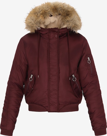 MYMO Winter Jacket in Red: front