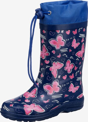 Bottes en caoutchouc 'Blue Summer' BECK en bleu