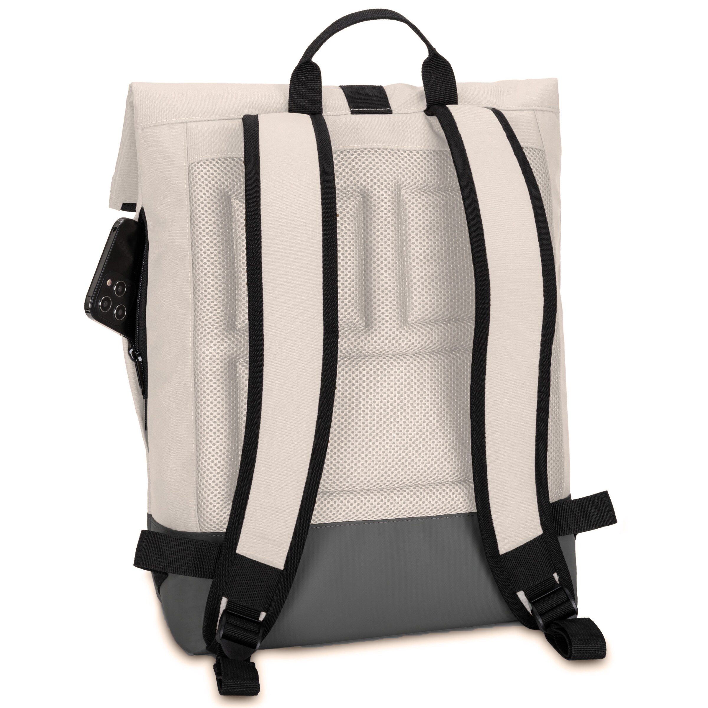 LARKSON Rugzak 'Tammo' in Beige: terug