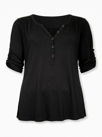 Shape Of You Bluse‌‌‌‌‌‌‌‌‌ in Schwarz: Vorderseite