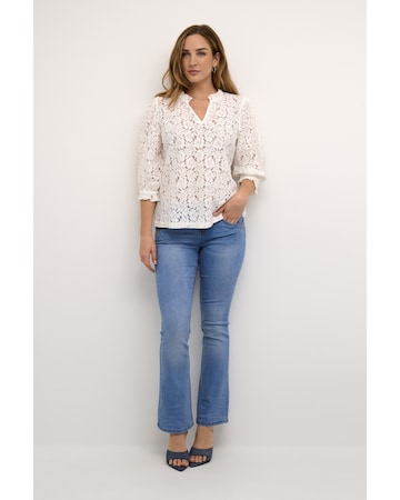 Cream - Blusa 'Kaspis' em branco