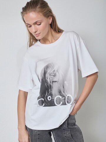 Top ' CocøCC ' di co'couture in bianco: frontale