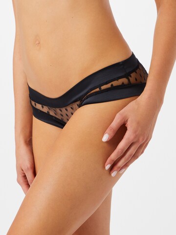 blush Lingerie Regular Panty 'Solitaire' in Black: front