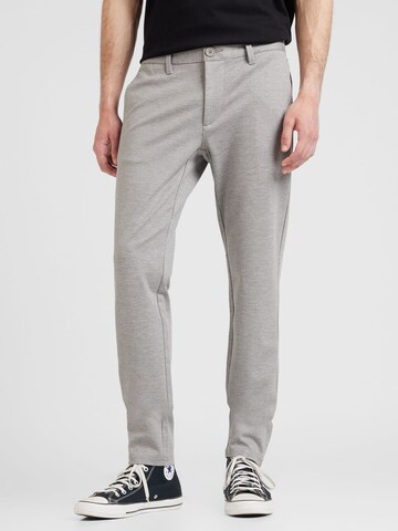 Only & Sons Slimfit Chino kalhoty 'ONSMARK' – šedá: přední strana