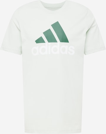 ADIDAS SPORTSWEAR Функционална тениска 'Essentials Big Logo' в зелено: отпред