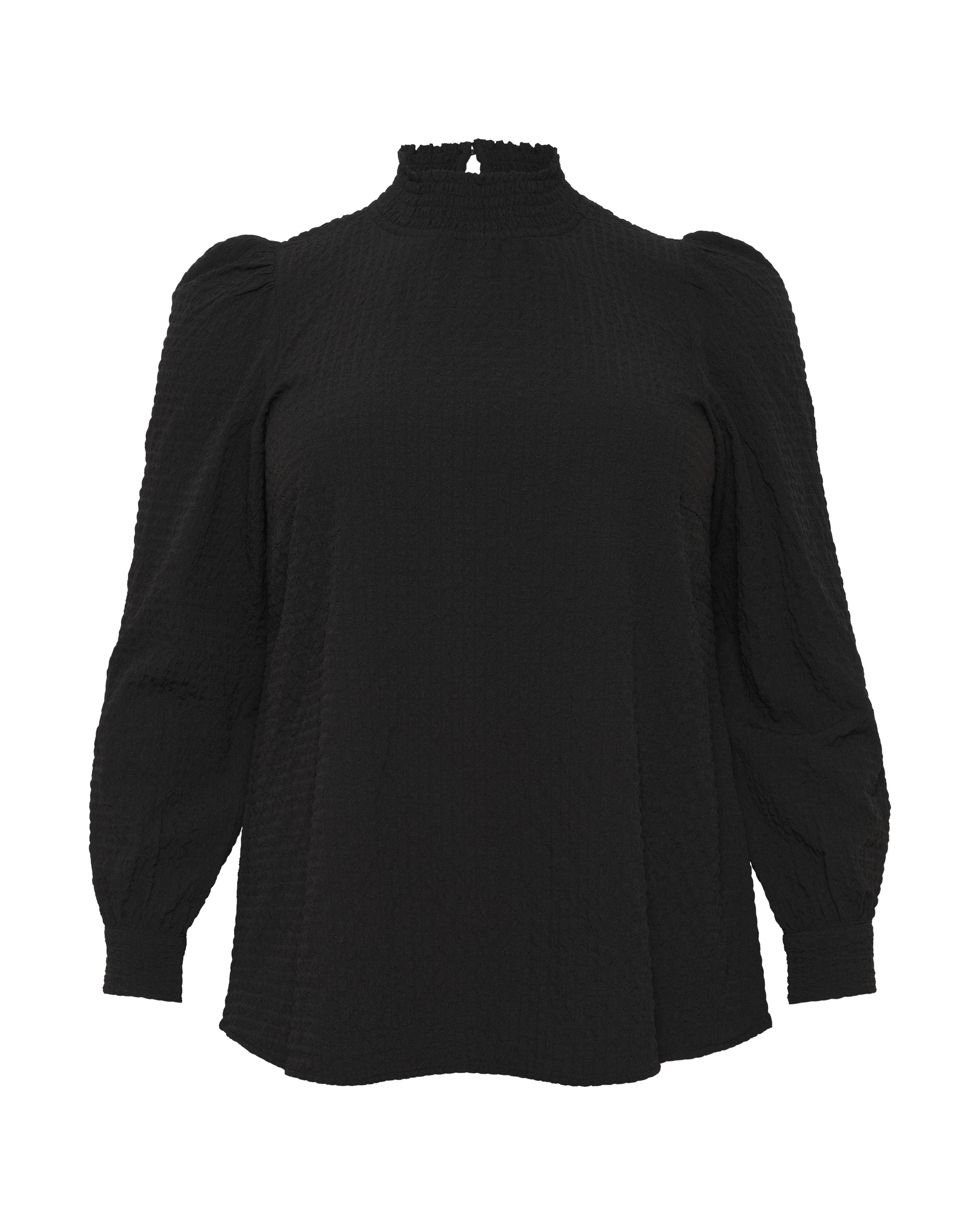 KAFFE CURVE Blouse 'Ditta' in de kleur Zwart, Productweergave