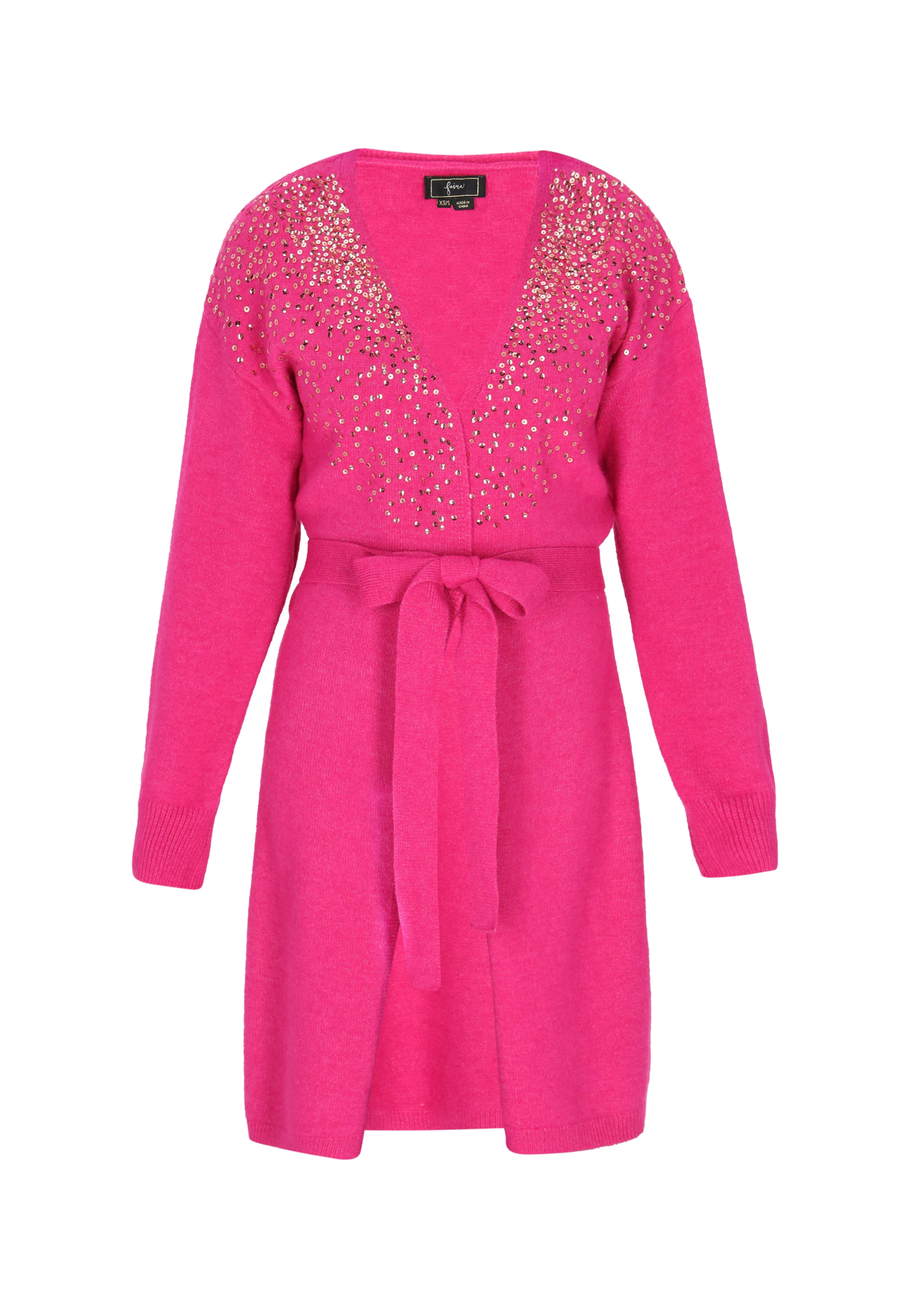 faina - Cárdigan en rosa: frente