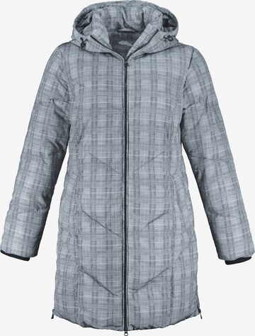 Ulla Popken Winter Jacket in Grey: front