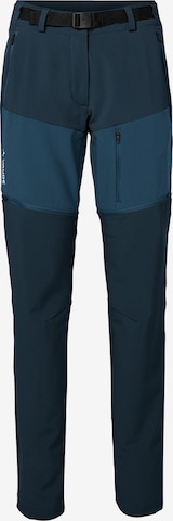 VAUDE Outdoorbroek ' W Elope ZO P ' in Blauw: voorkant