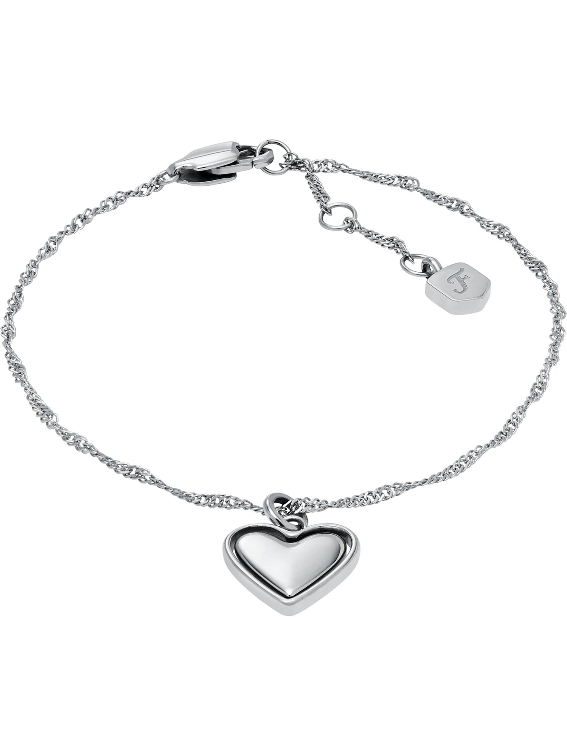 FOSSIL Armband in Silber: Vorderseite