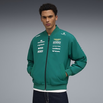 PUMA Jacke 'Aramco F1® Team Replica' in Grün: Vorderseite