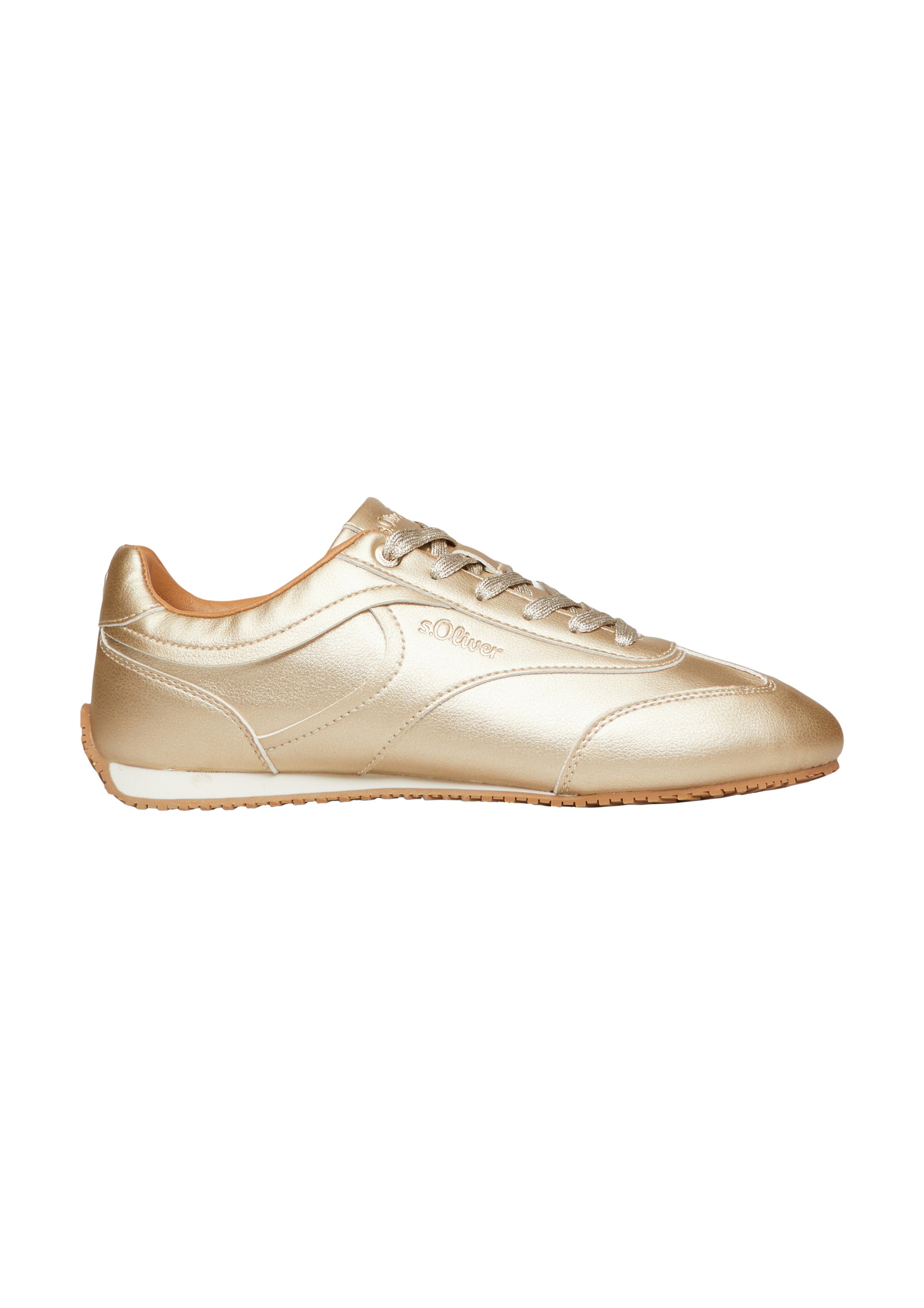 s.Oliver Sneaker in Gold: Vorderseite