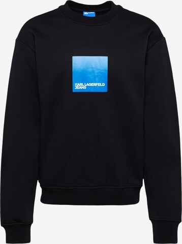 KARL LAGERFELD JEANS Sweatshirt in Black: front