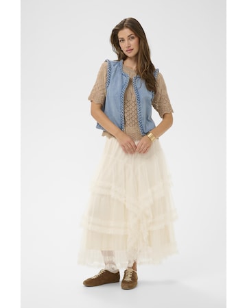 Cream Vest 'CRRina' in Blue